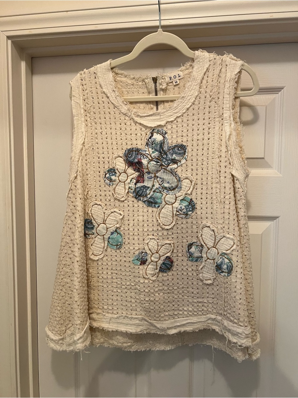 Patchwork flower blouse